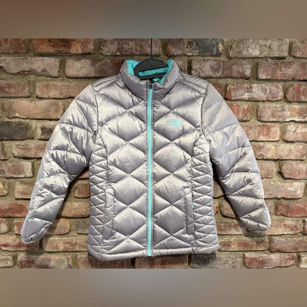 The North Face Kids Silver Puffer Jacket